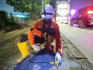 Dokumentasi kegiatan lapangan Project SPAM DC Cilincing, Jakarta